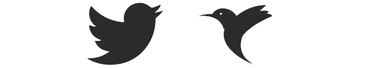 Twitter Zwarte Logos